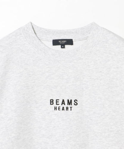 BEAMS HEART / 刺繡標誌 圓領衫