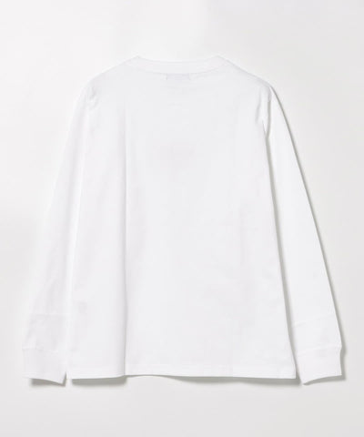 BEAMS HEART / 有機棉品牌刺繡長袖T恤