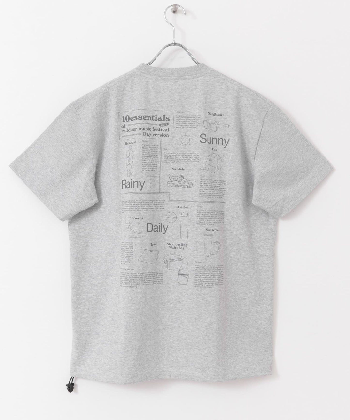 KEEN×DOORS　OC/RP10ESSENTIALS T-SHIRTS /  聯名圖像機能T恤