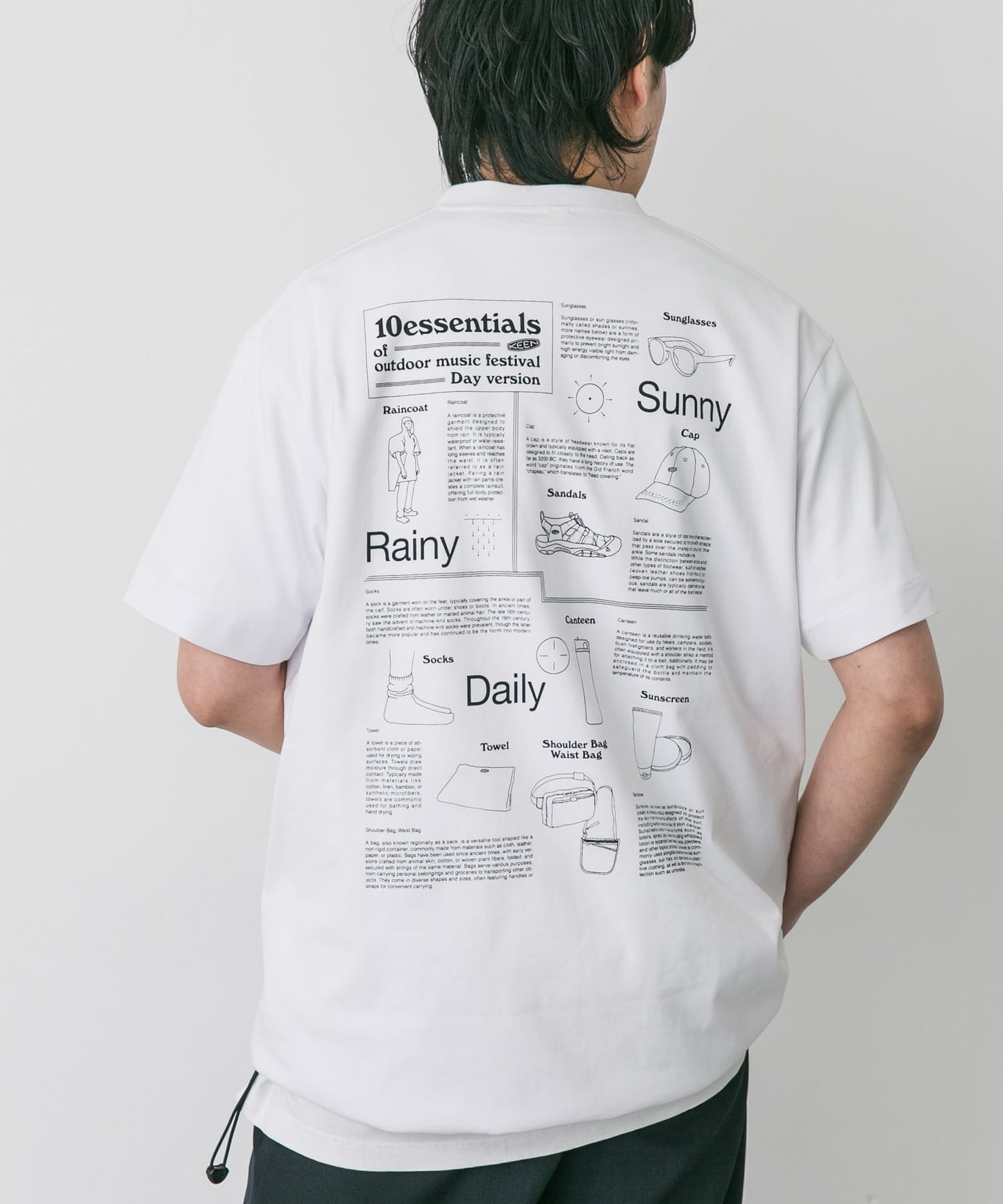 KEEN×DOORS　OC/RP10ESSENTIALS T-SHIRTS /  聯名圖像機能T恤