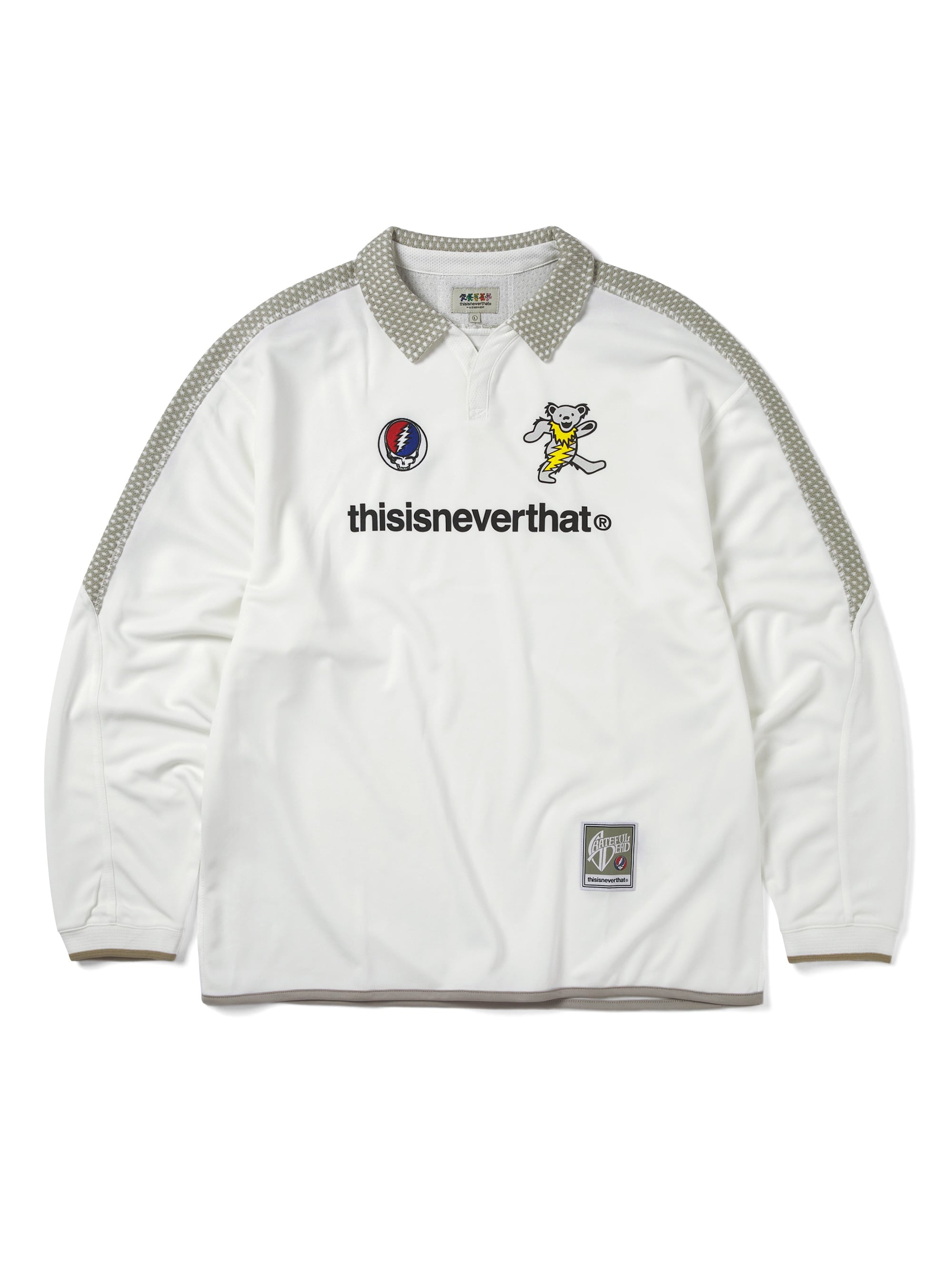 THISISNEVERTHAT GD Soccer Jersey White / Polo衫