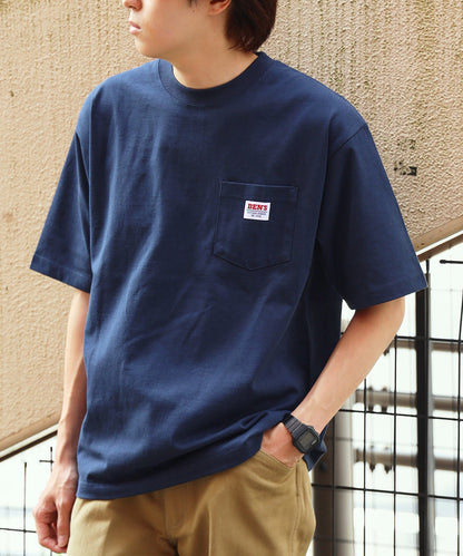 BEN DAVIS BIG POCKET TEE  / 復古小標 重磅口袋 短袖T恤