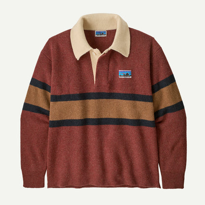 PATAGONIA / Recycled Wool-Blend Rugby Sweater 羊毛混紡長袖針織衫