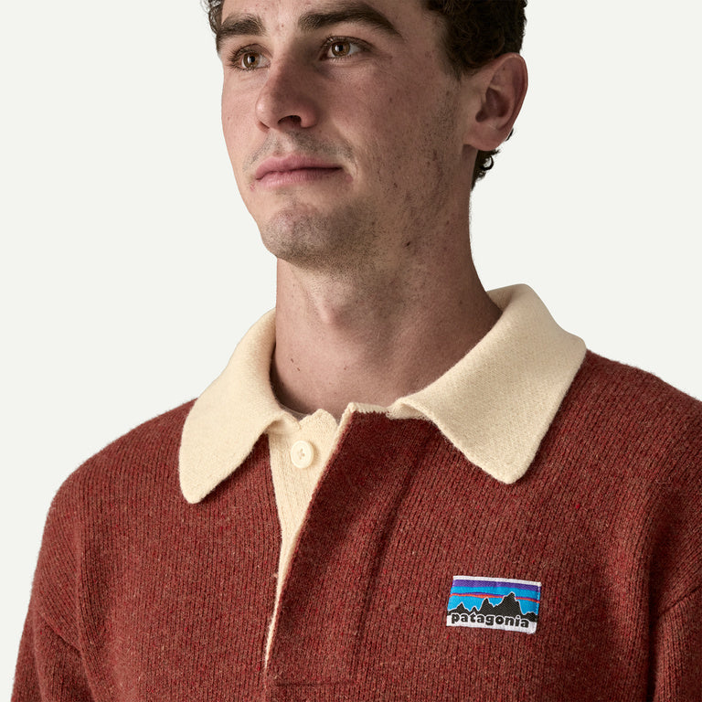 PATAGONIA / Recycled Wool-Blend Rugby Sweater 羊毛混紡長袖針織衫