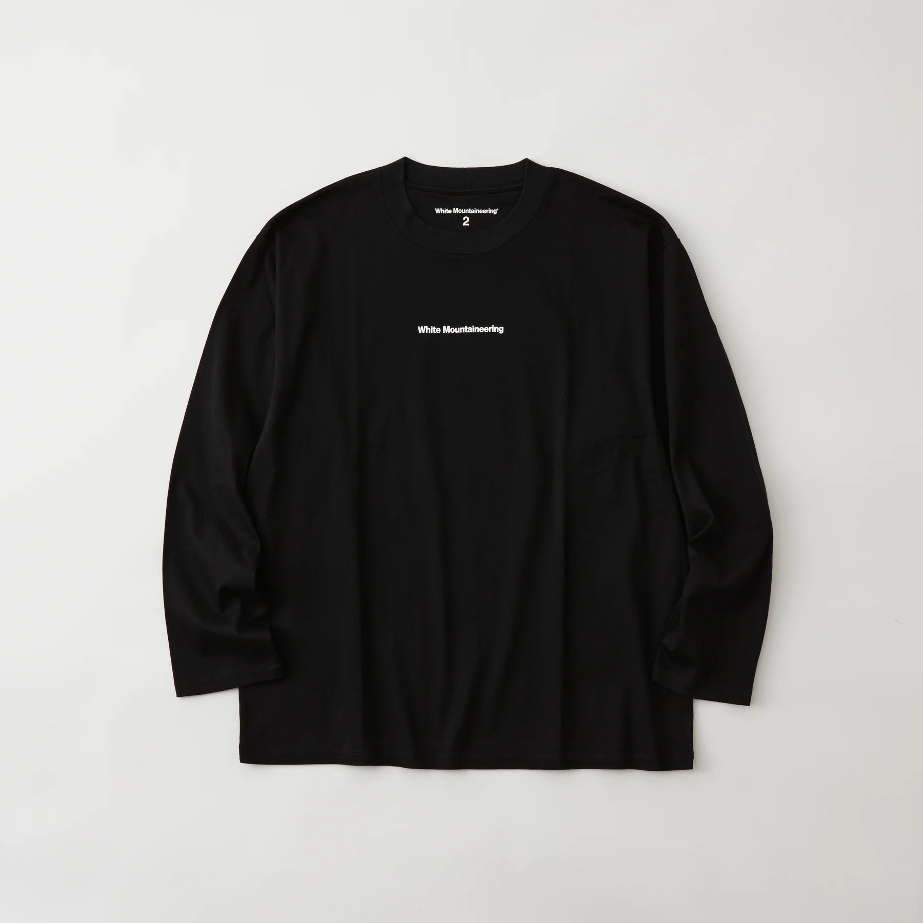 White Mountaineering WM LOGO L/S TEE  / 素t
