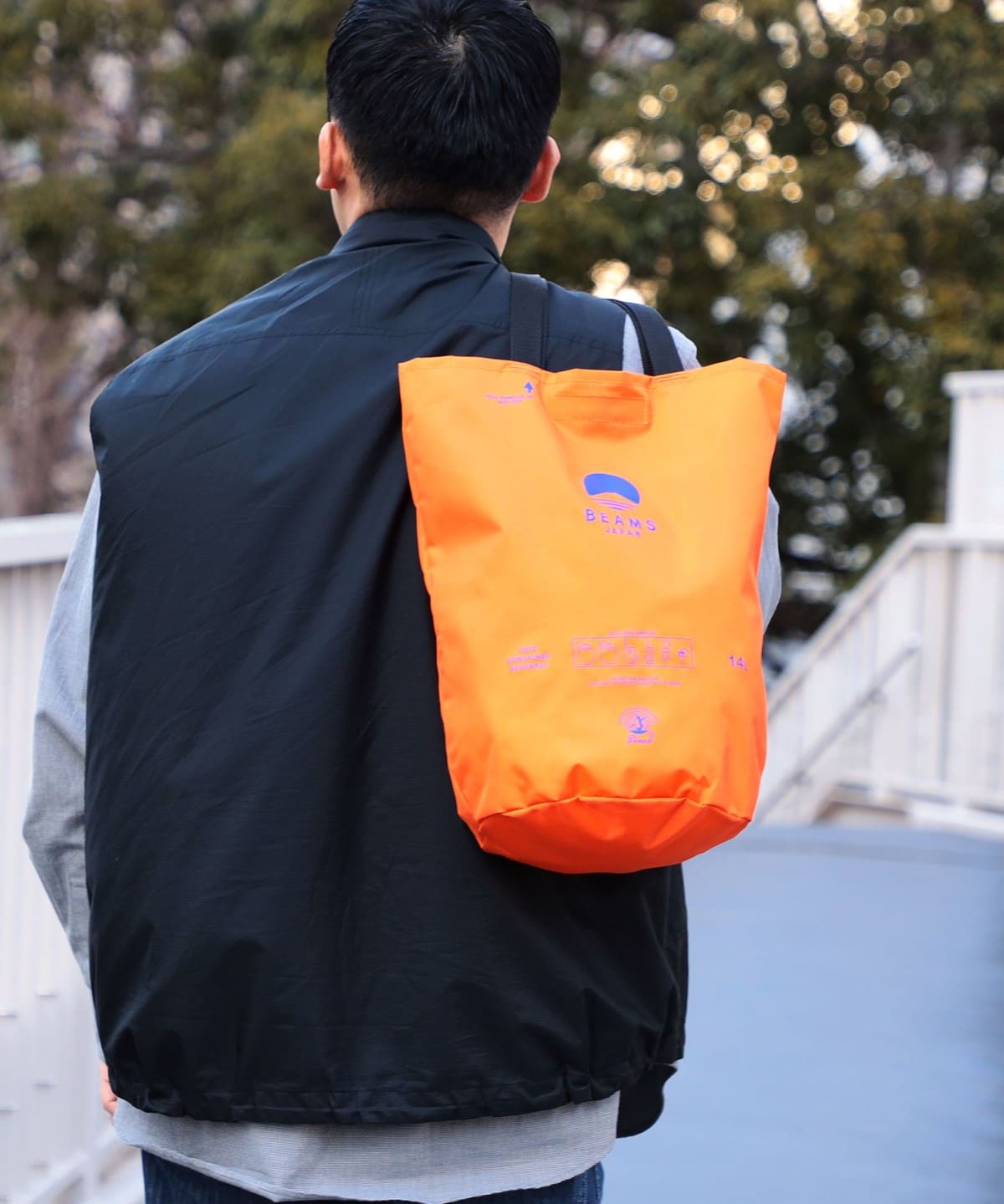 BEAMS JAPAN X PENCO / 聯名桶型托特包