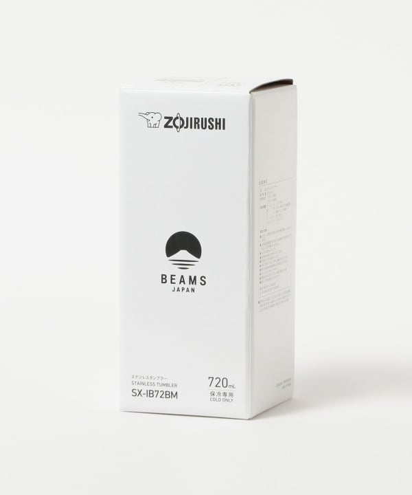 BEAMS JAPAN x 象印 ZOJIRUSHI 不鏽鋼吸管真空隨身杯 720ml