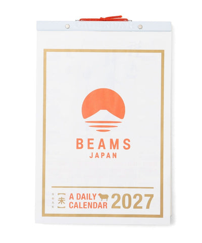 新日本カレンダー × BEAMS JAPAN / 2027年 撕頁日曆 8號（日本聯名限定）
