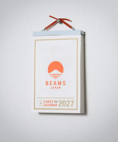 新日本カレンダー × BEAMS JAPAN / 2027年 撕頁日曆 6號（日本聯名限定）