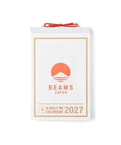 新日本カレンダー × BEAMS JAPAN / 2027年 撕頁日曆 6號（日本聯名限定）