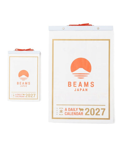 新日本カレンダー × BEAMS JAPAN / 2027年 撕頁日曆 6號（日本聯名限定）