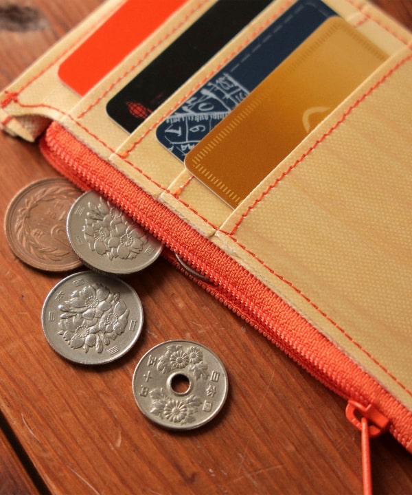 BEAMS JAPAN / 能登檜木 卡片零錢收納夾