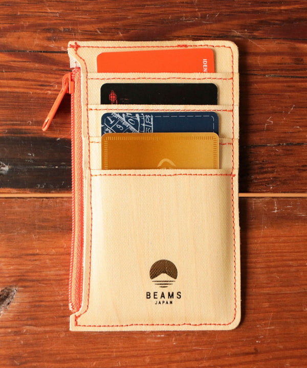 BEAMS JAPAN / 能登檜木 卡片零錢收納夾
