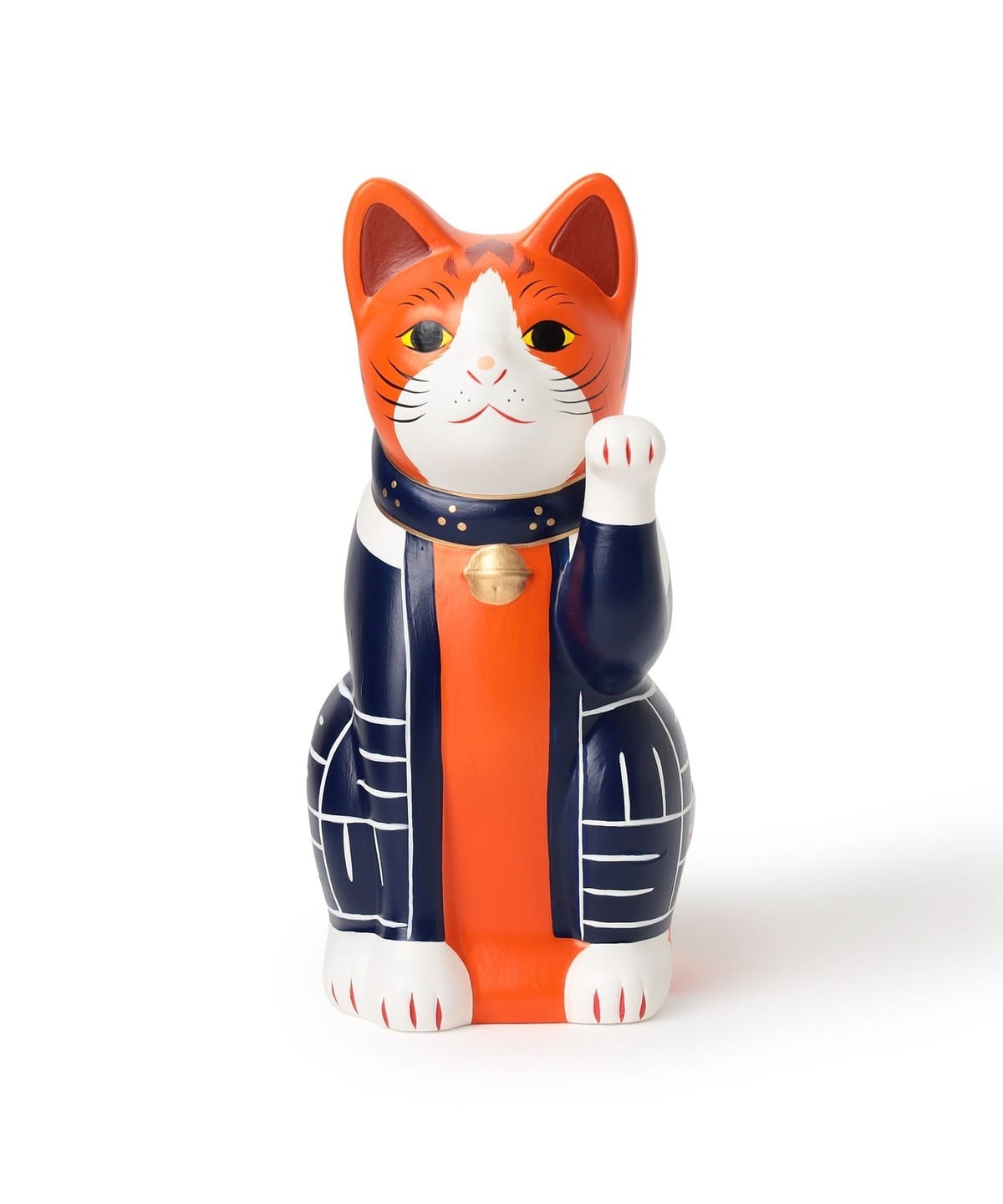 中外陶園 × BEAMS JAPAN／祭典招財貓擺飾 左手 5號