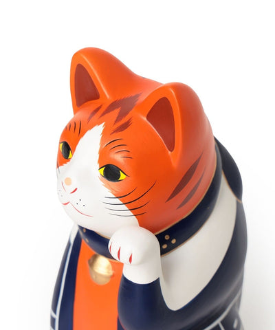 中外陶園 × BEAMS JAPAN／祭典招財貓擺飾 左手 5號