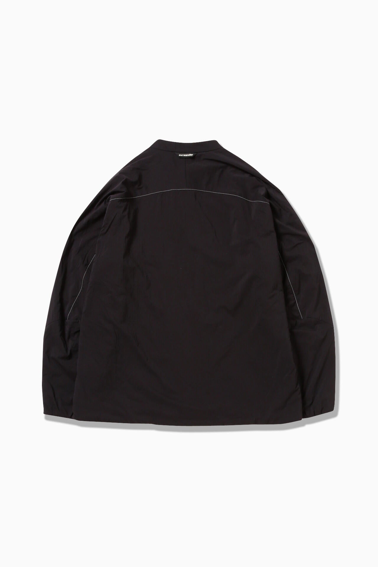 and wander alpha AIR collarless jacket / 無領輕量保溫外套