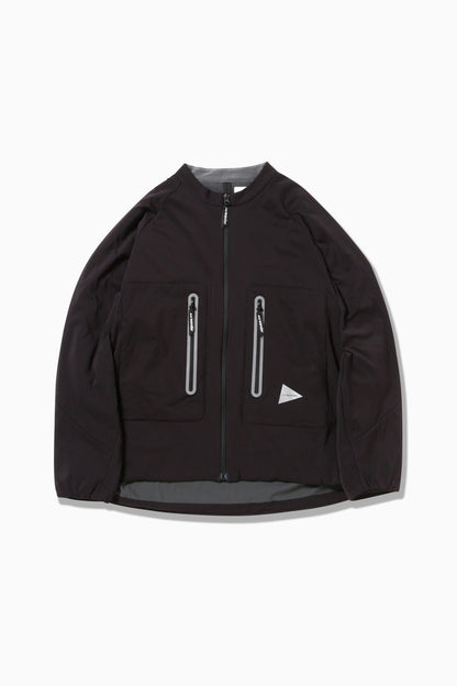 and wander alpha AIR collarless jacket / 無領輕量保溫外套