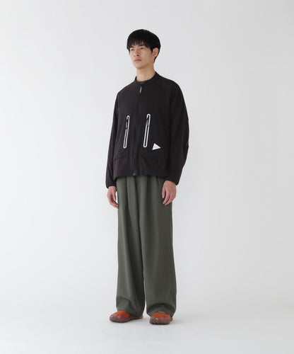 and wander alpha AIR collarless jacket / 無領輕量保溫外套