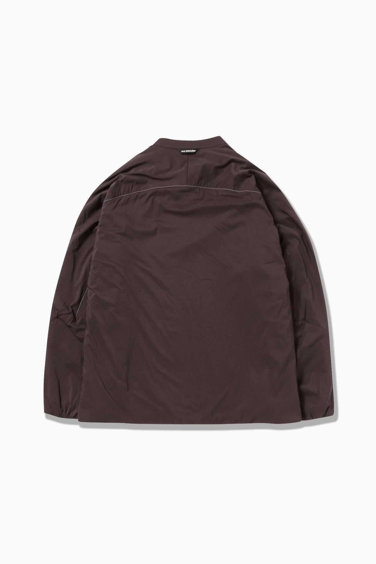 and wander alpha AIR collarless jacket / 無領輕量保溫外套