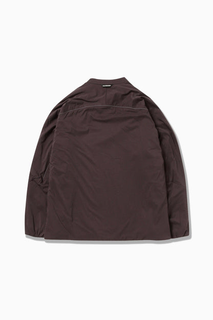 and wander alpha AIR collarless jacket / 無領輕量保溫外套