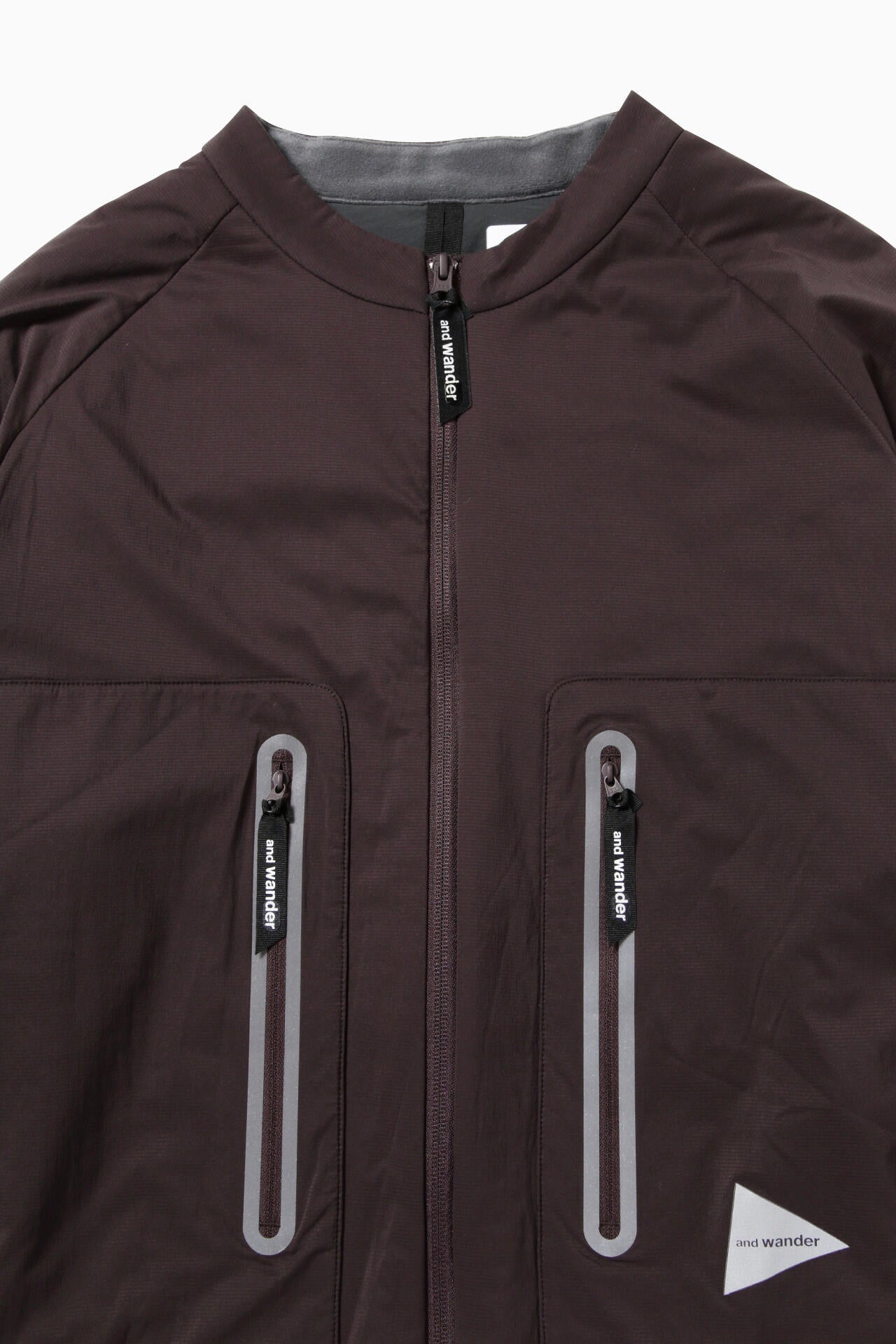 and wander alpha AIR collarless jacket / 無領輕量保溫外套