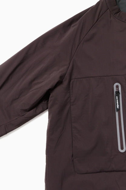 and wander alpha AIR collarless jacket / 無領輕量保溫外套