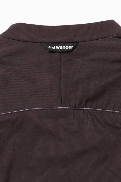 and wander alpha AIR collarless jacket / 無領輕量保溫外套