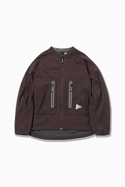 and wander alpha AIR collarless jacket / 無領輕量保溫外套