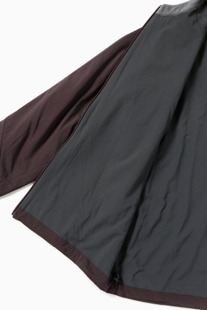and wander alpha AIR collarless jacket / 無領輕量保溫外套