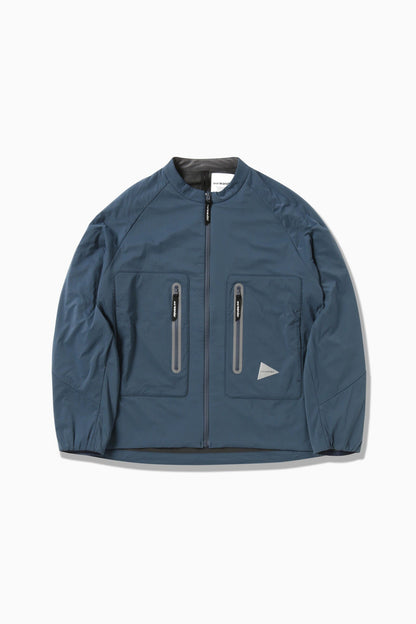 and wander alpha AIR collarless jacket / 無領輕量保溫外套