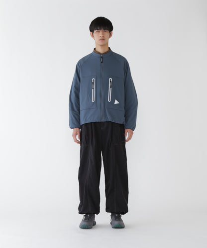 and wander alpha AIR collarless jacket / 無領輕量保溫外套