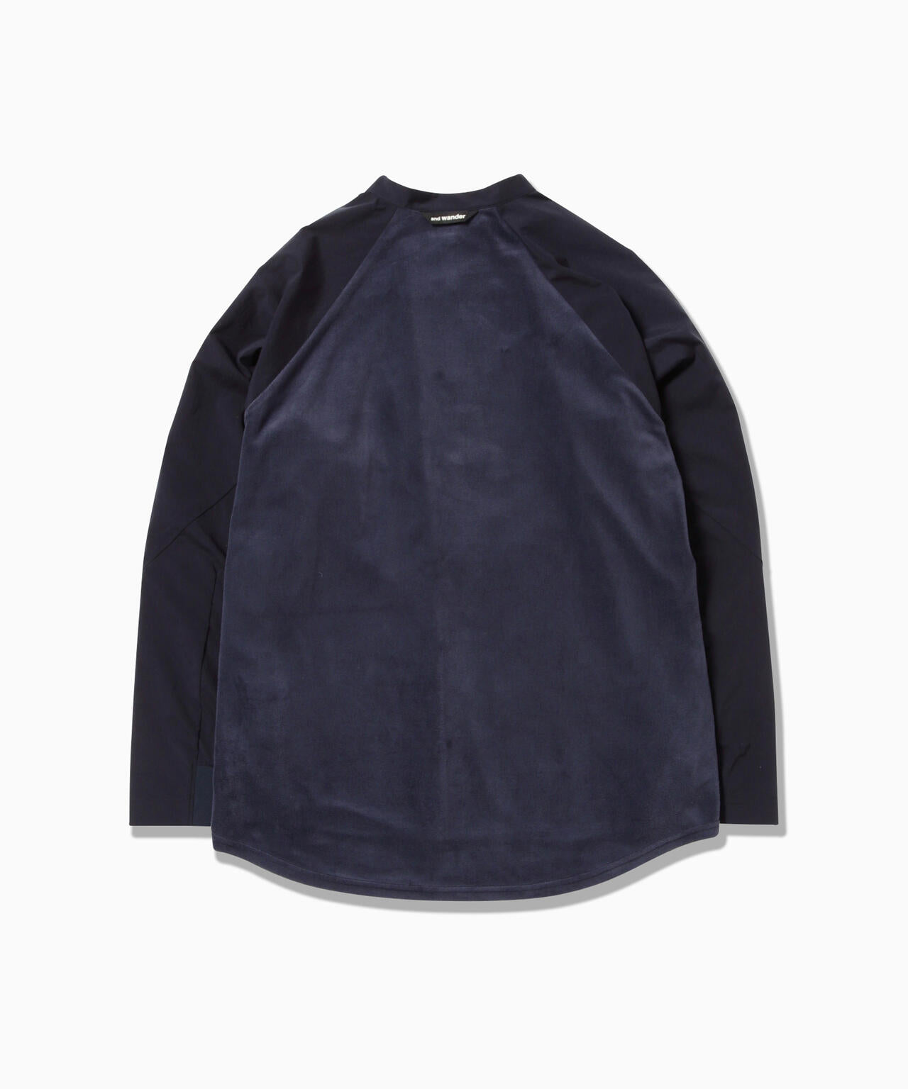 and wander fleece base band collar shirt / 輕量保暖立領襯衫