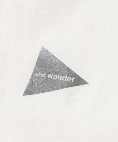 and wander hybrid warm pocket LS T / 保暖機能口袋長袖T恤