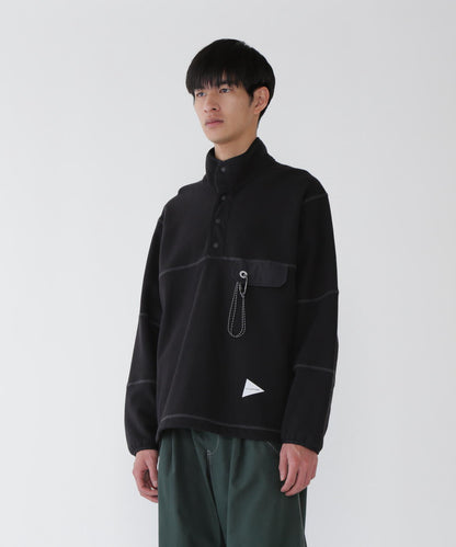 and wander sweat pullover / 重磅棉質半開襟衫