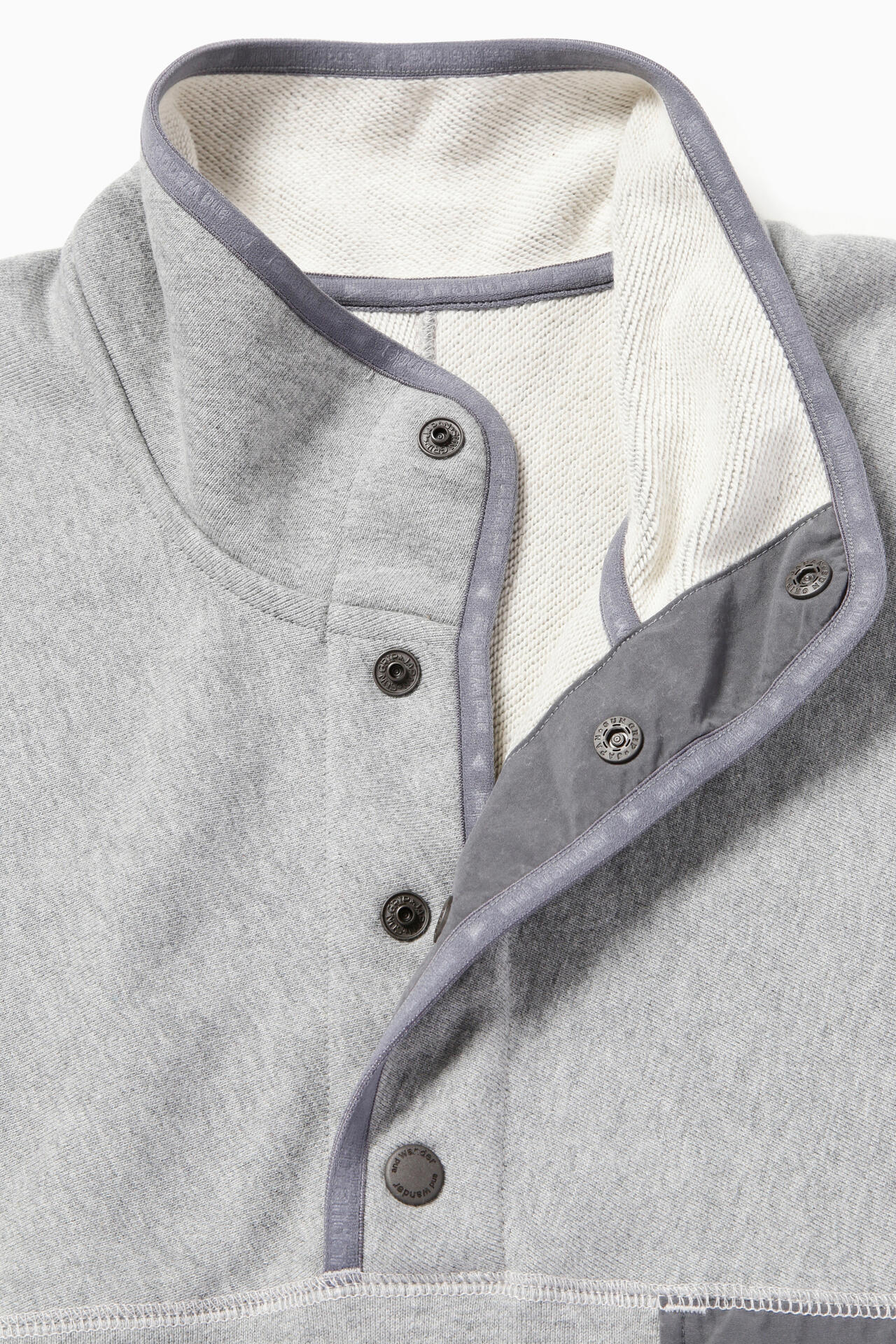 and wander sweat pullover / 重磅棉質半開襟衫