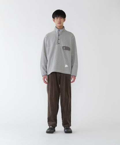 and wander sweat pullover / 重磅棉質半開襟衫