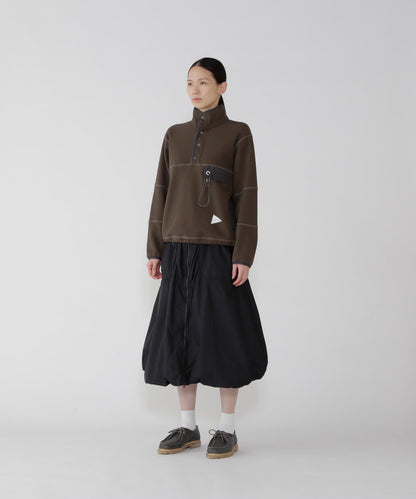 and wander sweat pullover / 重磅棉質半開襟衫