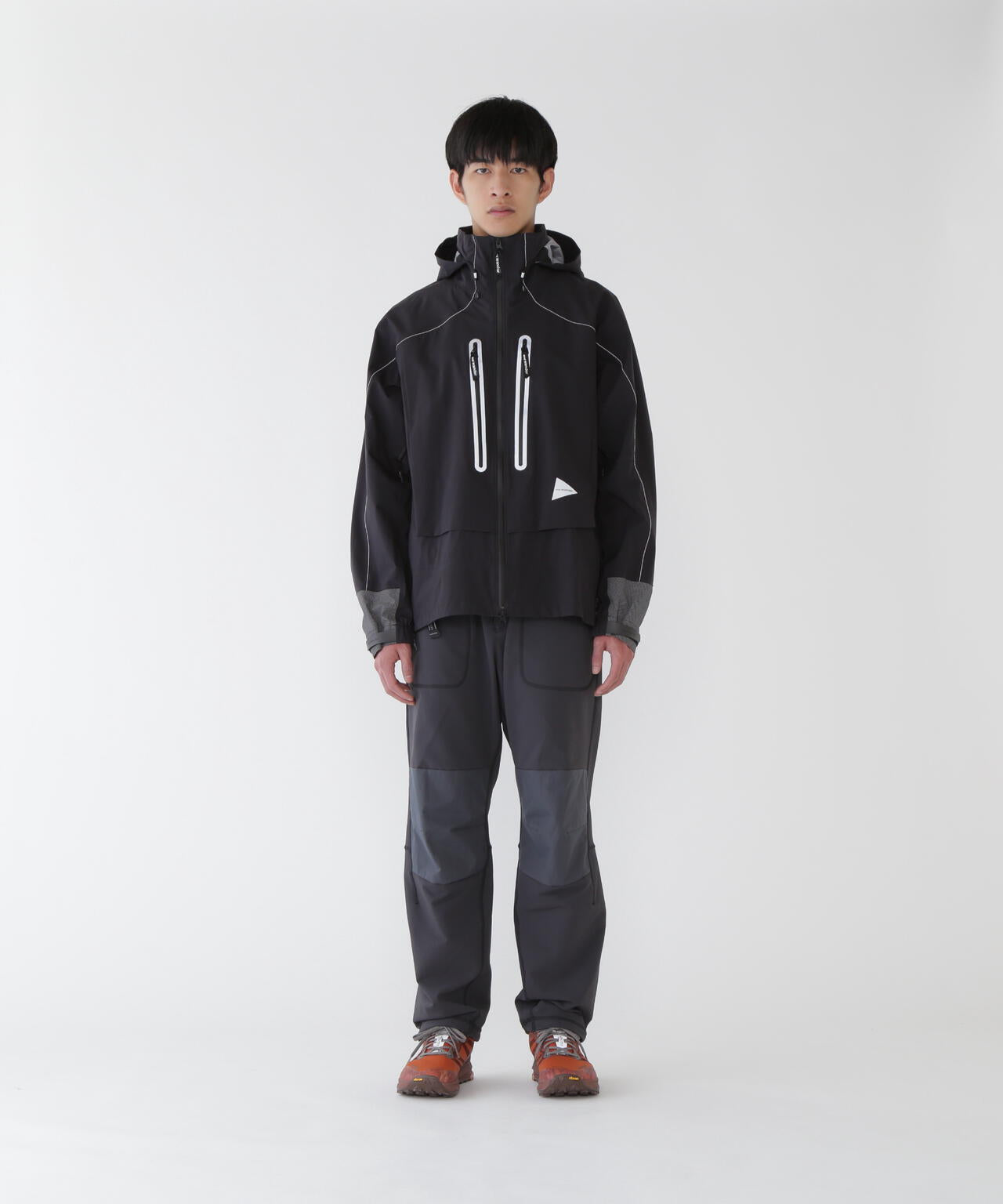 and wander PERTEX SHIELD rain jacket / 3L 立體剪裁防水外套
