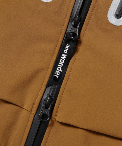 and wander PERTEX SHIELD rain jacket / 3L 立體剪裁防水外套
