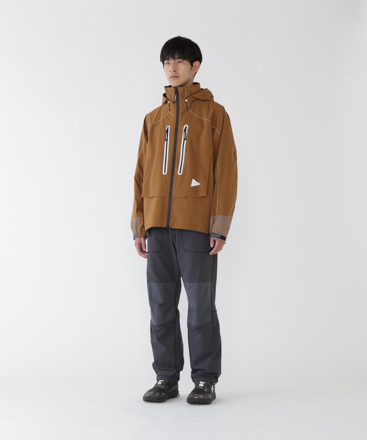 and wander PERTEX SHIELD rain jacket / 3L 立體剪裁防水外套