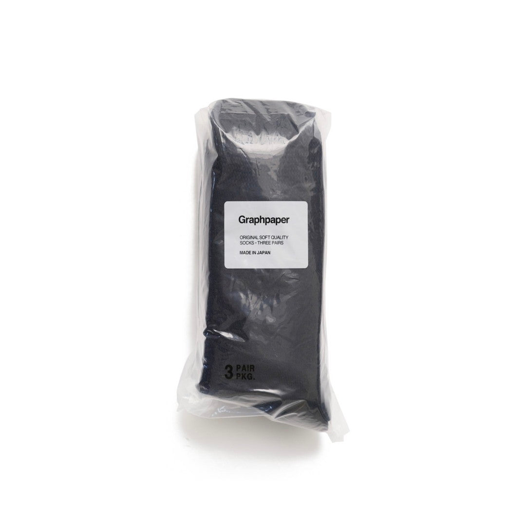 Graphpaper 3-Pack Socks / 襪子三件組