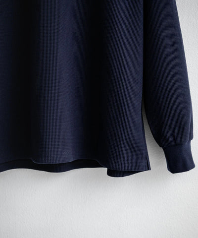U.S. POLO ASSN. / 刺繡格紋圓領長袖T恤（日本聯名限定）