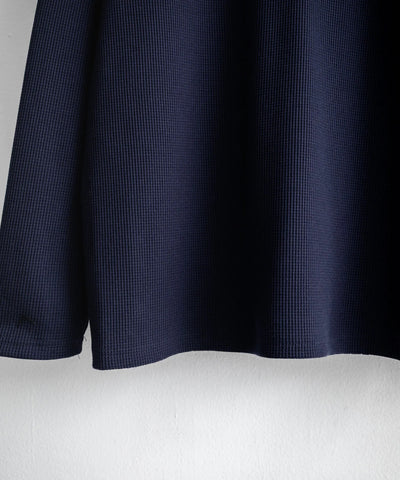 U.S. POLO ASSN. / 刺繡格紋 亨利領長袖T恤（日本聯名限定）