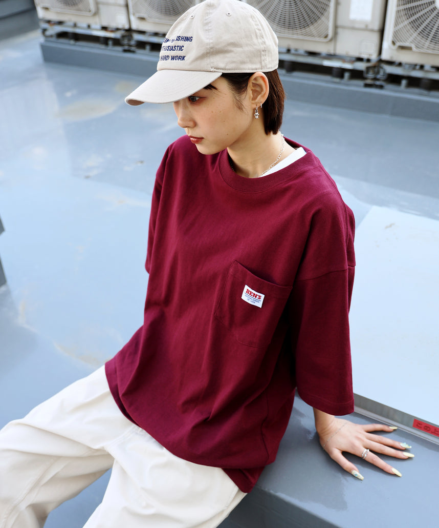 BEN DAVIS BIG POCKET TEE  / 復古小標 重磅口袋 短袖T恤