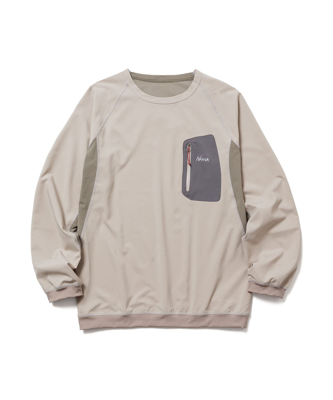 NANGA HYBRID FLEX L/S TOPS / 城市機能混合結構長袖T恤