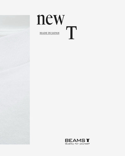 BEAMS newT Made in Japan / 日本製 高密度雙股天竺 短袖T恤