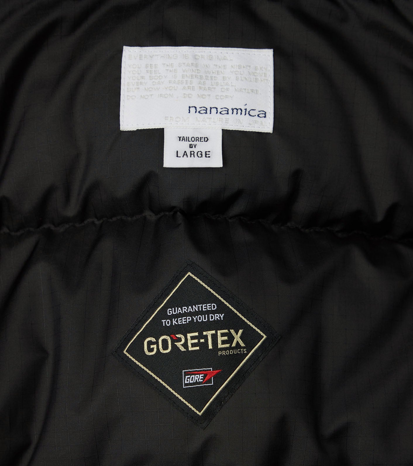 nanamica GORE-TEX Down Coat / GORE-TEX 光電子® 羽絨外套