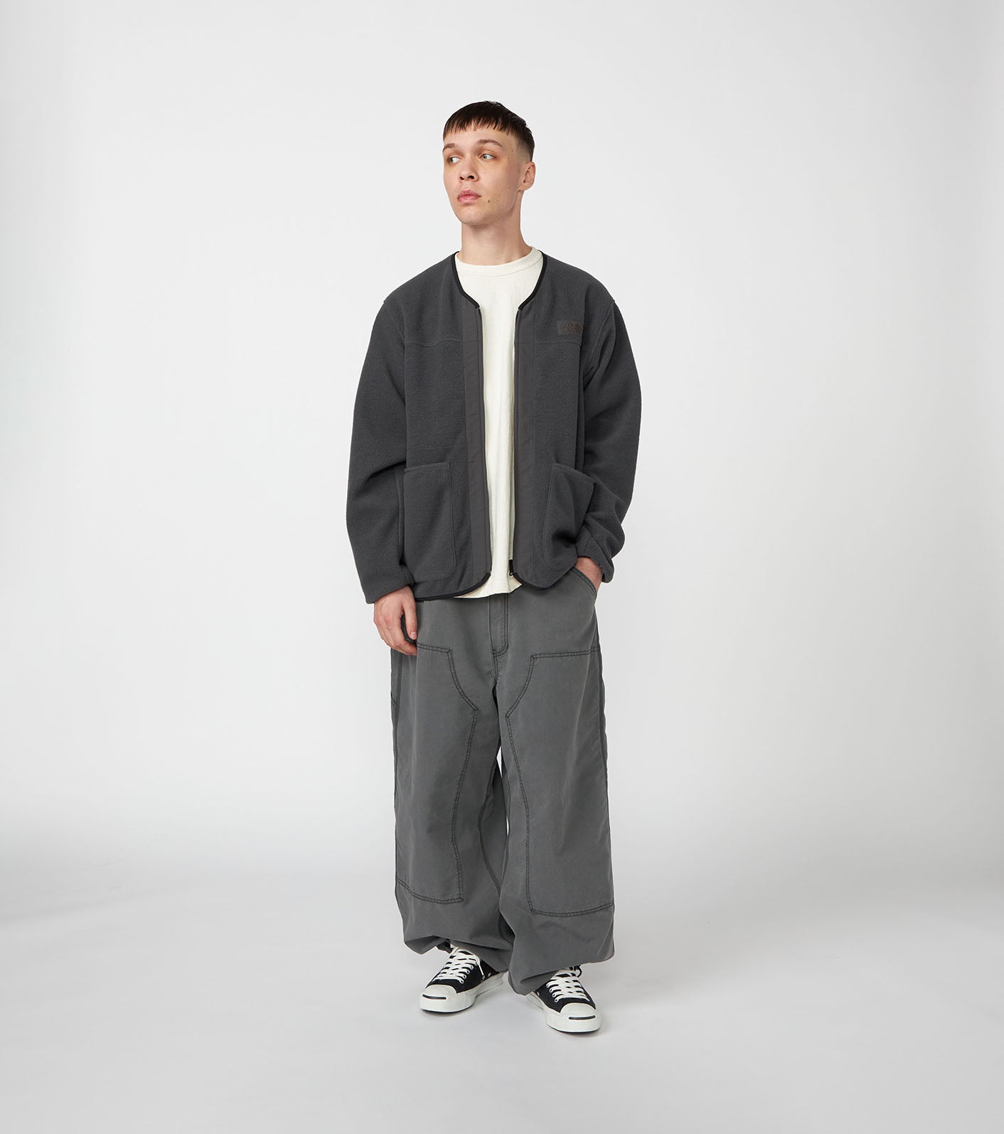 THE NORTH FACE Purple Label PLAS Fleece Field Cardigan / 羊毛結構野戰開襟外套