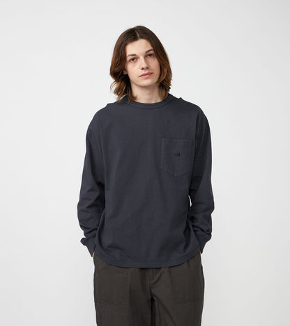 THE NORTH FACE Purple Label 8oz Field Long Sleeve Pocket Tee / 8oz 口袋長袖T恤