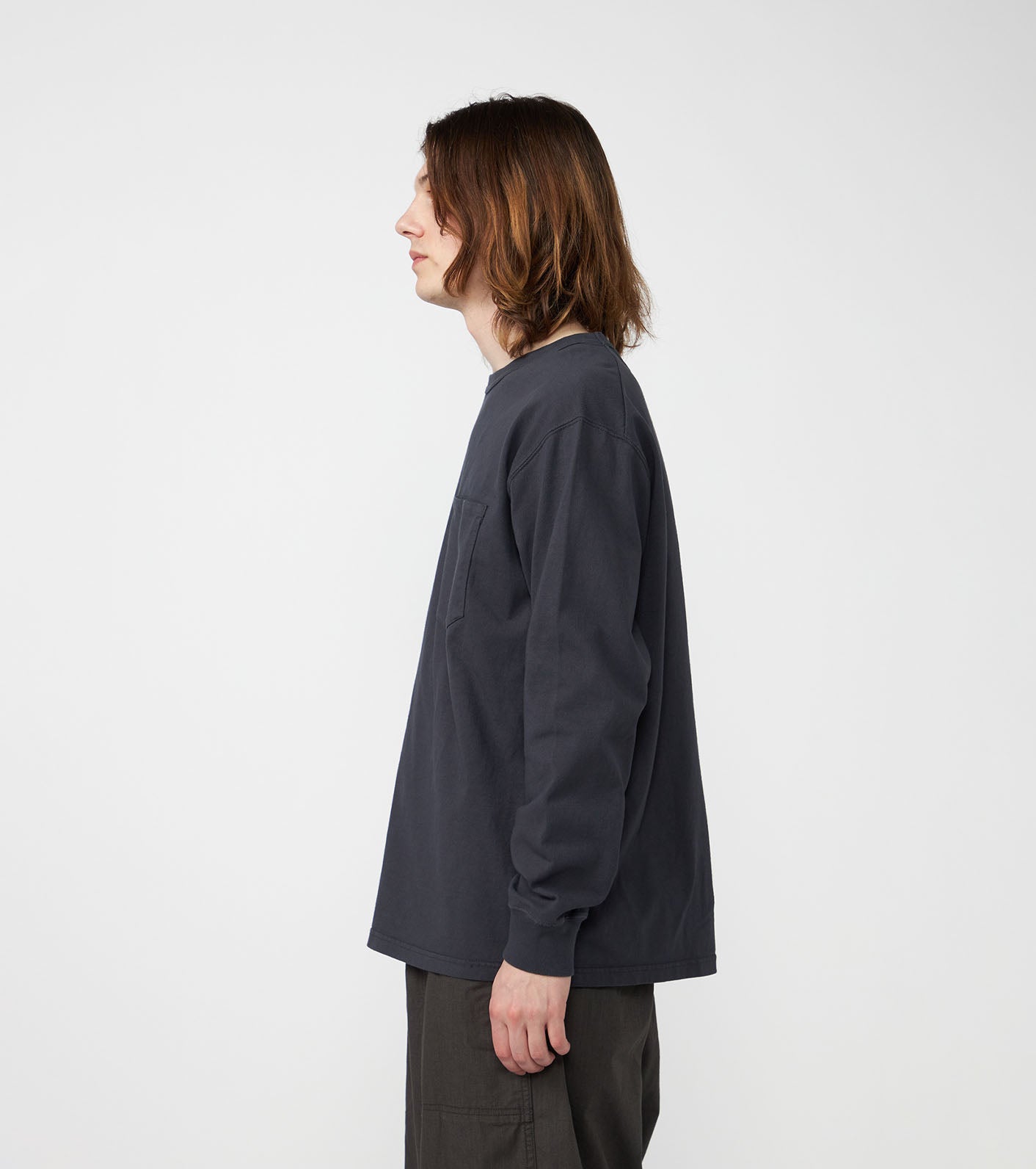 THE NORTH FACE Purple Label 8oz Field Long Sleeve Pocket Tee / 8oz 口袋長袖T恤